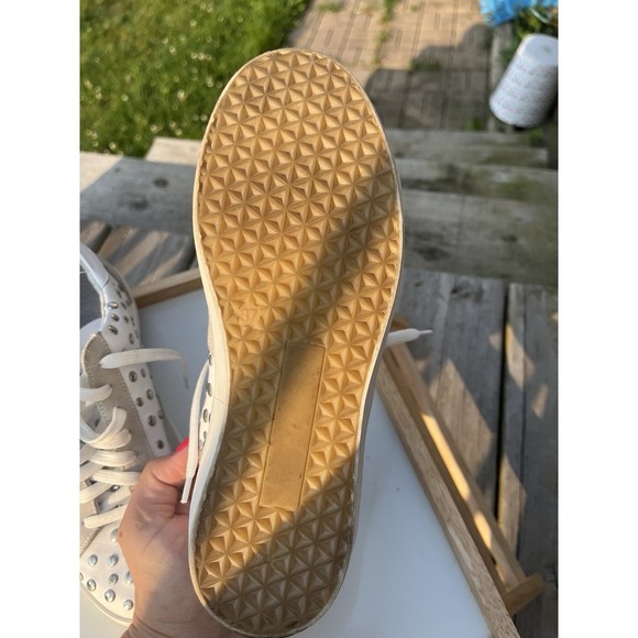 Bohemian  Women's Lace-Up Sneakers White With Studs Size EU37 - Picture 8 of 16